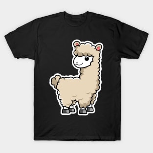 Llama Cartoon T-Shirt